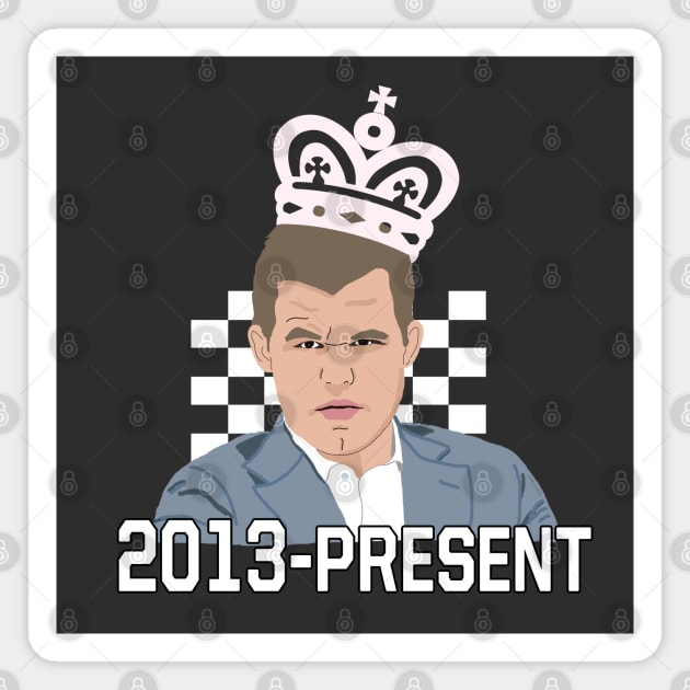 Magnus Carlsen Magnet by Danielle